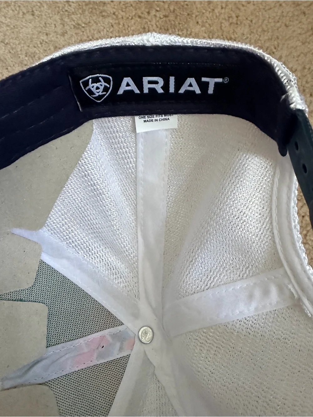 NWT Ariat Serape Shield Logo Mesh Trucker Hat Snapback Multicolor NEW One Size
